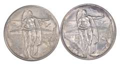 Lot (2) 1926 & 1926-S Oregon Trail Commemorative Half Dollars - Unc