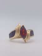 14kt Gold Garnet Cocktail Ring