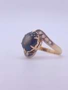 14kt Gold Star Sapphire Cocktail Ring