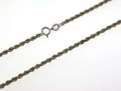 Sterling Silver Rope Chain Necklace