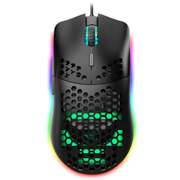 Wired Gaming Mouse Honeycomb Hollow RGB