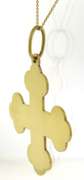 Luxurious 18kt Orthodox Cross Necklace