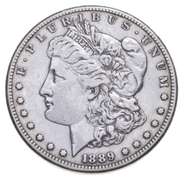 1889-CC Morgan Silver Dollar