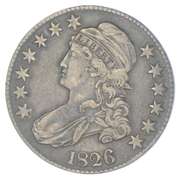 1826 Capped Bust Half Dollar - 110