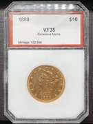 1888 $10 Liberty Head Coin VF35