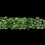 Brilliant 5.24ct set of matched emerald cut Peridot