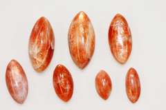 Twinkling Natural Sunstone - Lot of 7