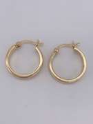 14kt Solid Yellow Gold Hoop Earrings