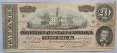 $ 20 1864 Confederate States Note
