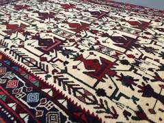 MAGNIFICENT PERSIAN RUG 3'.7"X 7'.4"