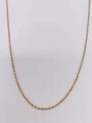 14kt Yellow Gold Twisted Chain Necklace
