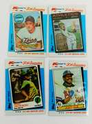 4 Topps 1982 MVP Baseball Cards