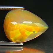 Unheated! Padparadsca! 3.62ct fingerprint flashing Welo Opal