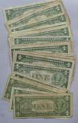 50 Assorted $ 1 Silver Certificates