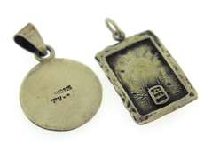 Lot of 2 Sterling Silver Pendants