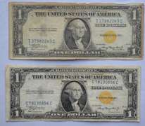 2 1935 A North Africa $ 1 Silver Certificates