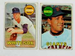 2 Topps 1969 Pitcher Greats