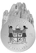 2021 FIJI 1 OZ Silver Wonders of Nature Glacier