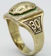 10KT Yellow Gold 1930 Keyser Class Ring