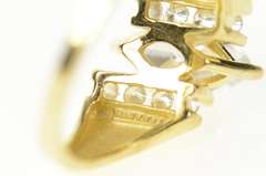 14K Yellow Gold Marquise Cubic Zirconia Travel Engagement Ring