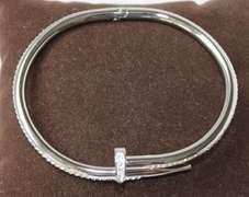 Silver Color Nail Bracelet