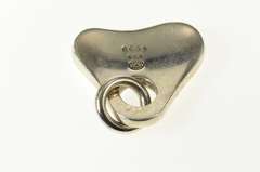 Sterling Silver Georg Jensen Curvy Statement 463B Designer Pendant