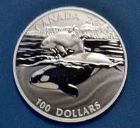 2016 Canada $100 Silver Orca