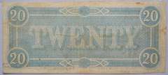 $ 20 Feb 17 1864 Series Confederate States Note