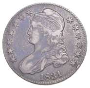 1831 Capped Bust Half Dollar