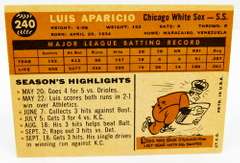 1960 Luis Aparicio Topps Baseball Card