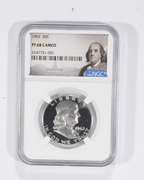 PF68 CAM 1962 Franklin Half Dollar - Graded NGC