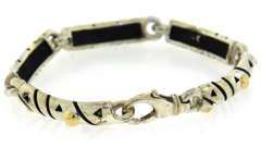 Sterling Silver and 18kt Lisa Jenks Bracelet