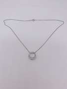 14kt White Gold & Diamond Pendant Necklace