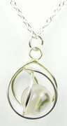 Sterling Pools of Light Pendant & 24 Inch Chain