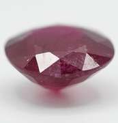 FIERY RED NATURAL RUBY OVAL CUT