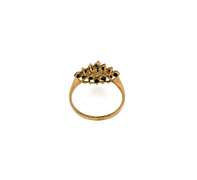 8kt Yellow Gold Sapphire & Opal Ring