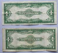 2 1923 $ 1 Silver Certificates