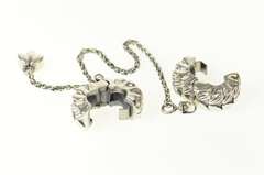 Sterling Silver Pandora Grains Energy Safety Chain Clip Charm/Pendant