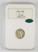 PF66 1941 Mercury Dime - CAC - Graded NGC