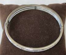 Stainless Steel Silver Color Roman Numeral Bracelet