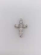 14kt Solid White Gold Diamond Pendant- 2.0+ CTW