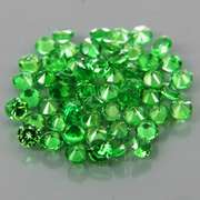 Chrome green! 2.02ct untreated Tsavorite set