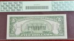1934A Hawaii Emergency $5 Silver Cert, 64PPQ Certified