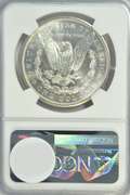 Blazing near Gem 1881-S Morgan Silver Dollar. NGC MS64