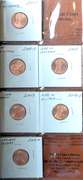Lincoln Memorial Cents Red Uncirculated Complete Set 1959 - 2013.