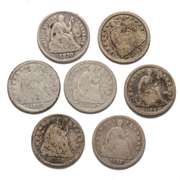 7 Seated Half Dimes