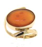 Gorgeous 18kt Carnelian Gold Ring