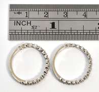 Matched Pair of WG Diamond Bands