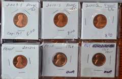 Proof Lincoln Cents  Album