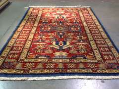 EXQUISITE FINE KAZAK  RUG 5x6.7